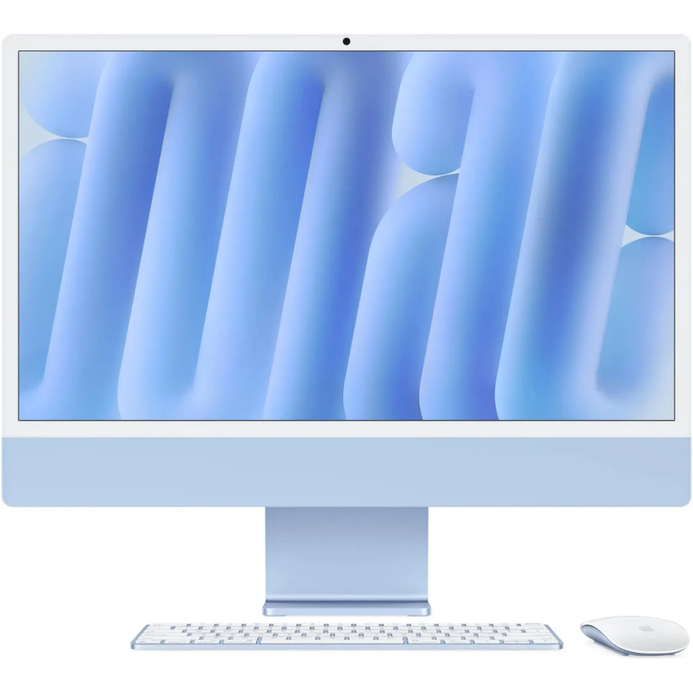 Моноблок Apple iMac 24 Blue (M4, 2024, Four ports) (MWV33) - MWV33(HN,X,CH)/A