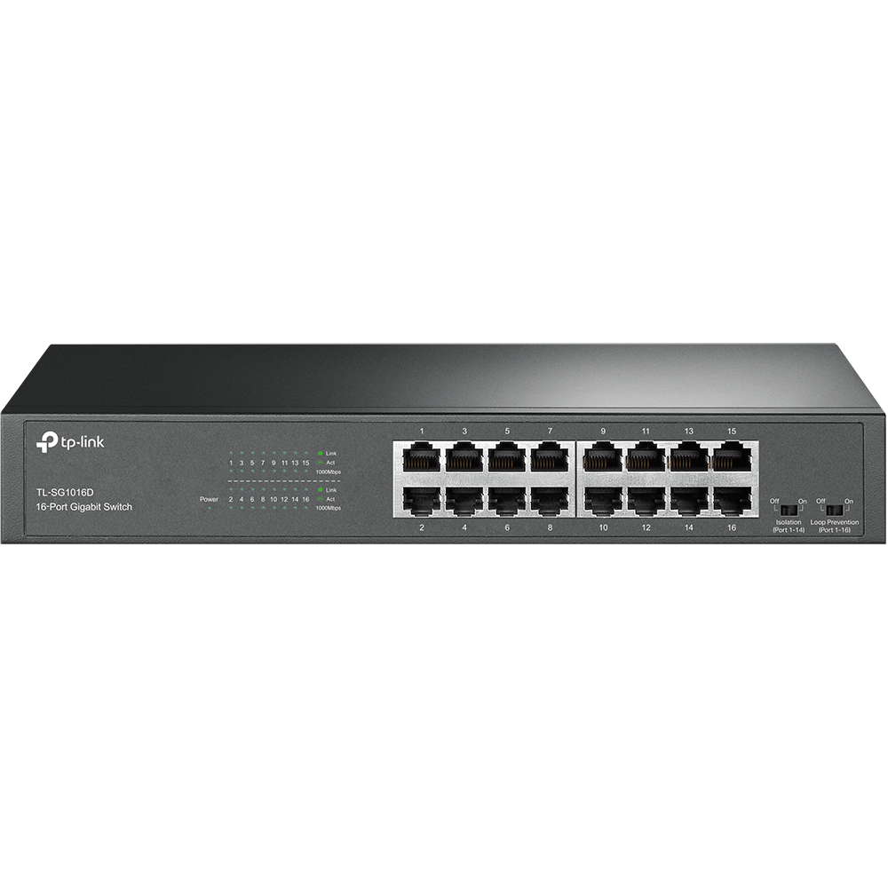 Коммутатор (свитч) TP-Link TL-SG1016D