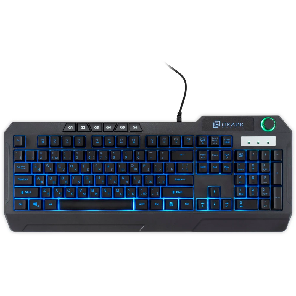 Клавиатура Oklick 715G Black (1680657) - фото 2