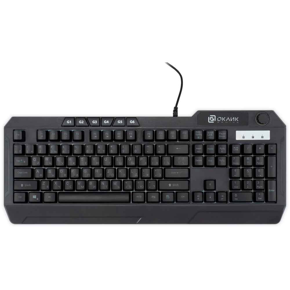 Клавиатура Oklick 715G Black (1680657) - фото 4