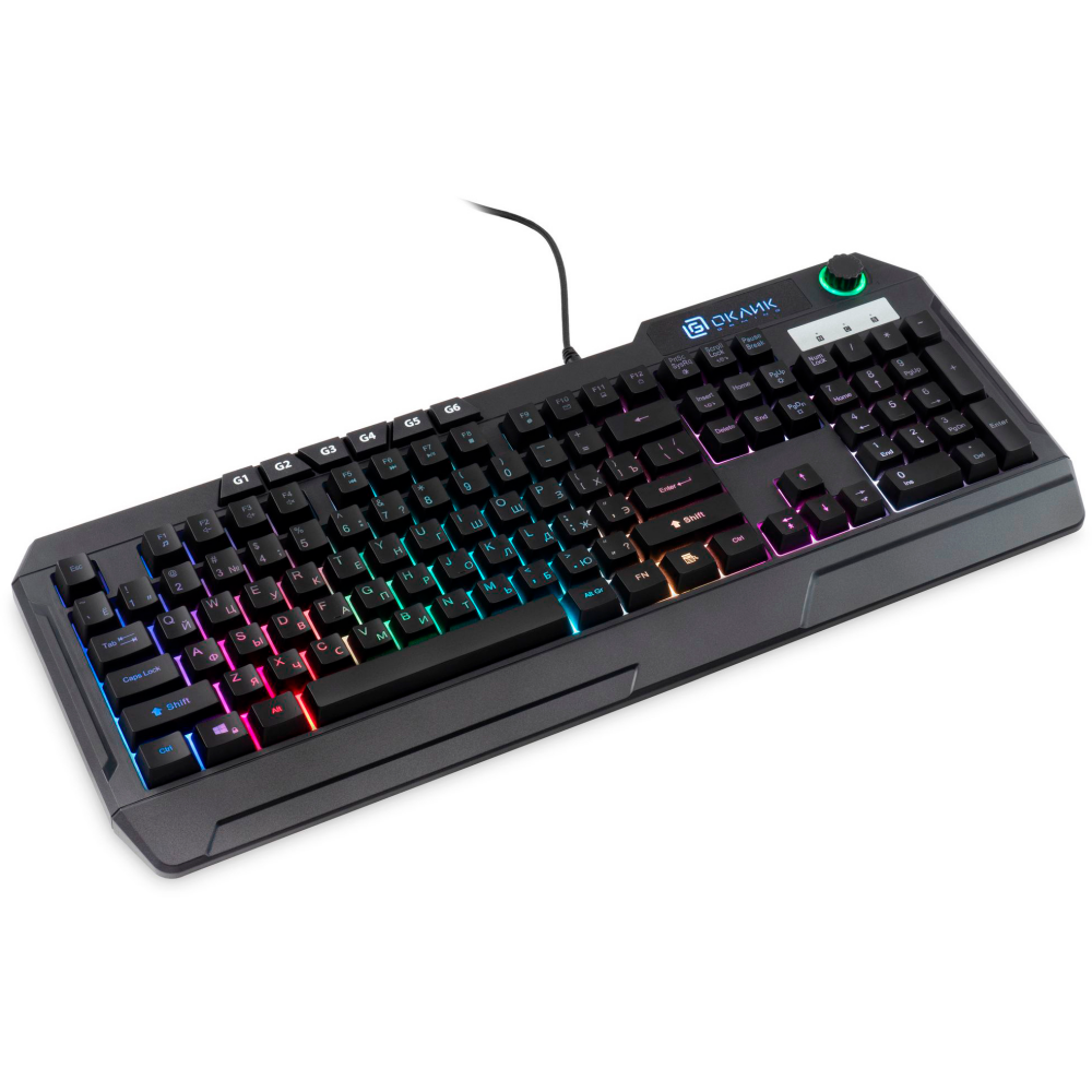 Клавиатура Oklick 715G Black (1680657) - фото 7