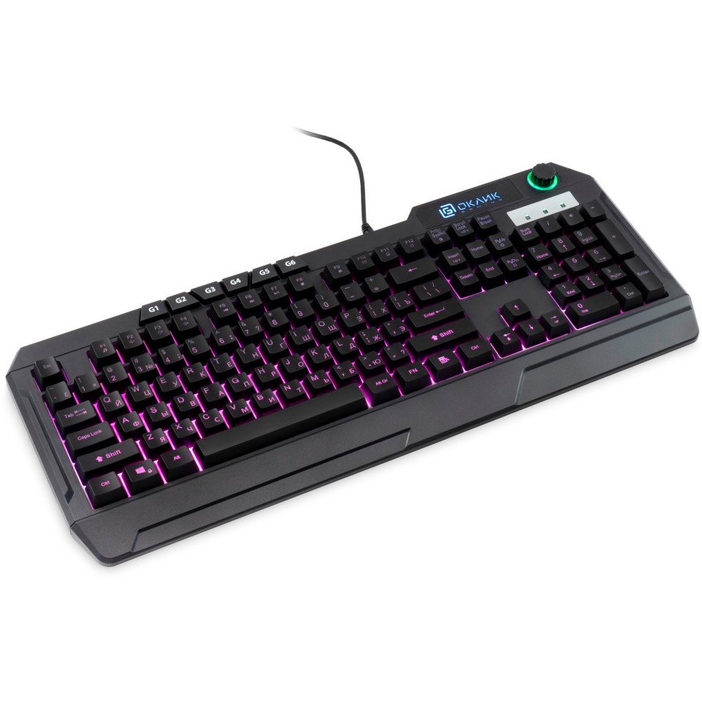 Клавиатура Oklick 715G Black (1680657) - фото 9