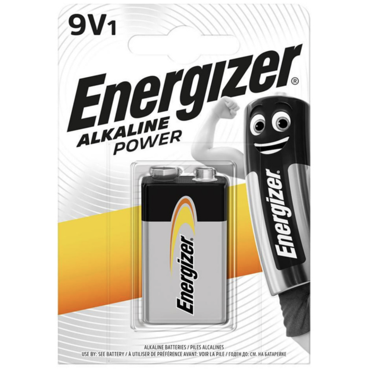 Батарейка Energizer Power (9V, 1 шт.) - E300127703