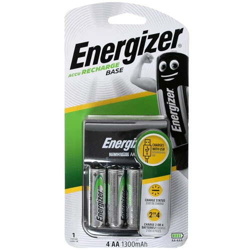 Зарядное устройство для аккумуляторов Energizer Base Charger + 4x AA 1300mAh