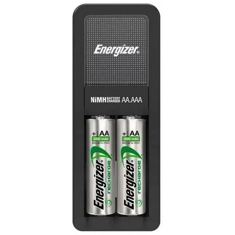 Зарядное устройство для аккумуляторов Energizer Mini Charger + 2x AA 2000mAh (E300701302) - фото 2