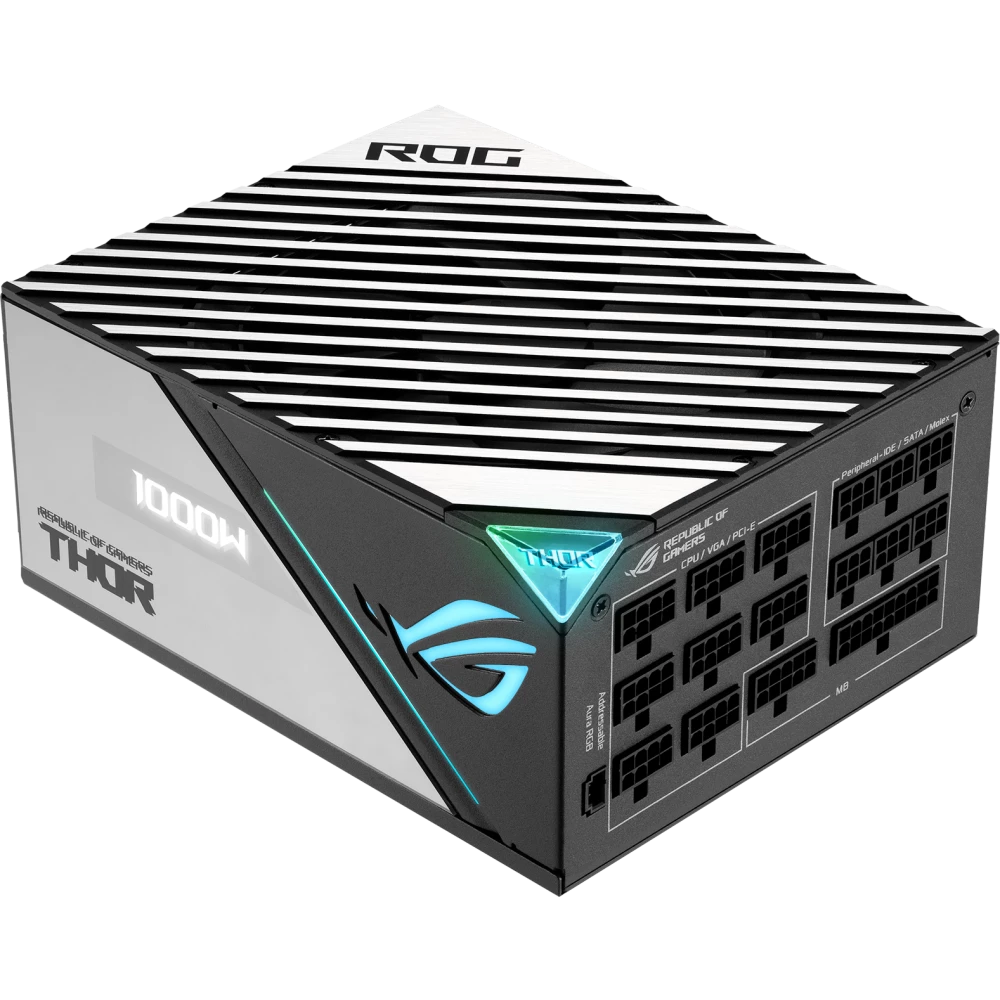 ..... Блок питания 1000W ASUS ROG THOR Platinum II (ROG-THOR-1000P2-GAMING) (9ph8), Б/У - 90YE00L1-B0NA00/90YE00L4-B0NA00 - фото 2