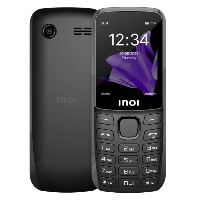 Телефон INOI 244 Modern Plus 4G Black - 6297001537800