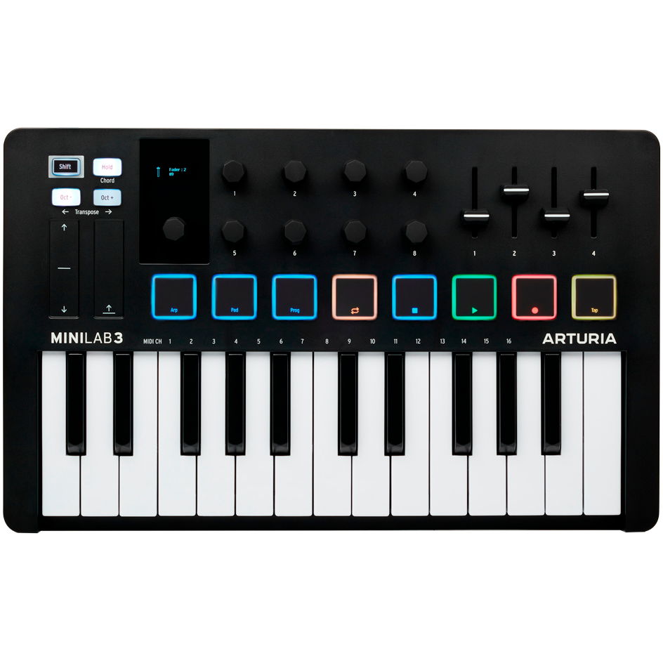 MIDI-клавиатура Arturia MiniLAB 3 Black Edition