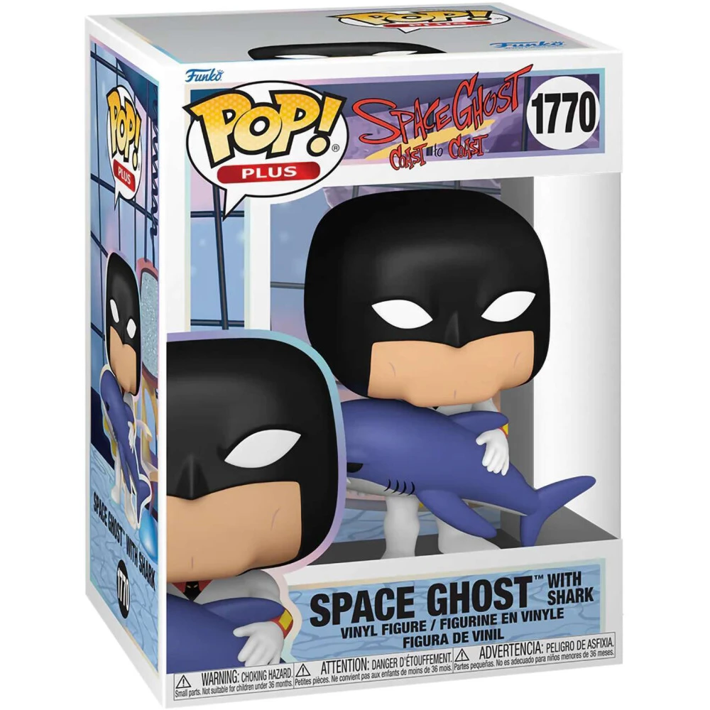 Фигурка Funko POP! Plus Space Ghost Coast to Coast Space Ghost with Shark - 83764 - фото 2