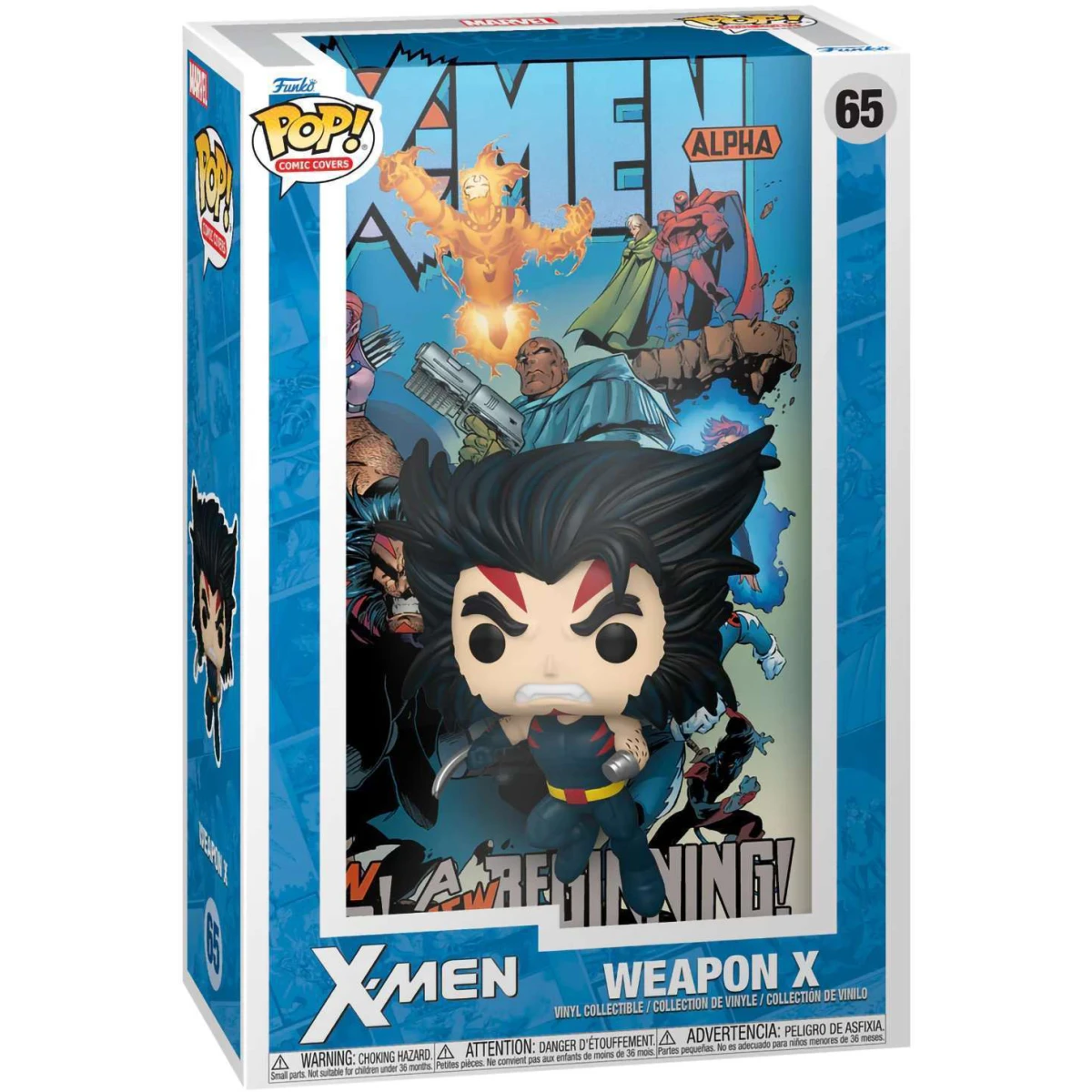 Фигурка Funko POP! Comic Covers Marvel Astonishing X-Men The Age of Apocalypse №1 Weapon Х - 84114 - фото 2