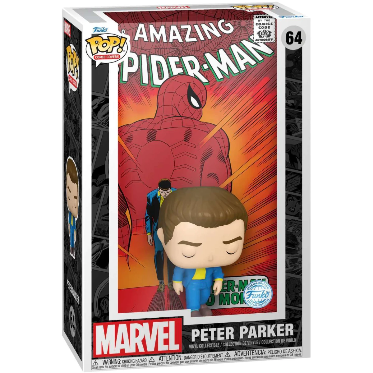 Фигурка Funko POP! Comic Covers Marvel Amazing Spider-Man №50 Peter Parker - 84601 - фото 2