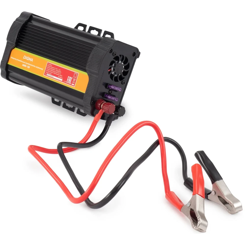 Автомобильный преобразователь напряжения Digma AI600-12W - фото 2
