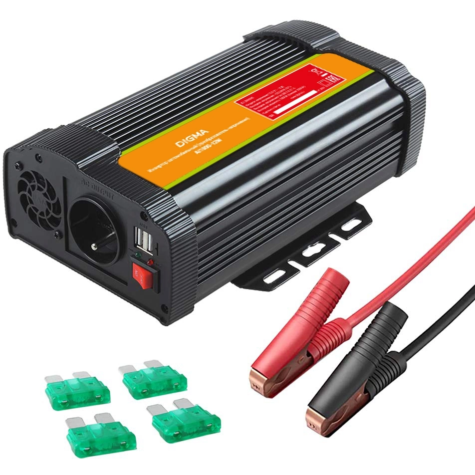 Автомобильный преобразователь напряжения Digma AI1000-12W - фото 7