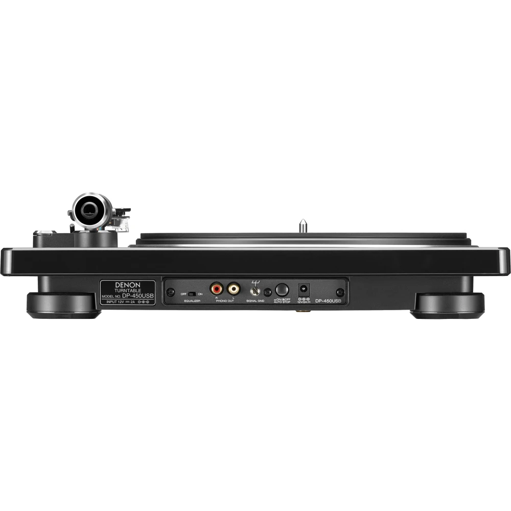 Виниловый проигрыватель Denon DP-450USB Black - DP450USBBKEM - фото 2