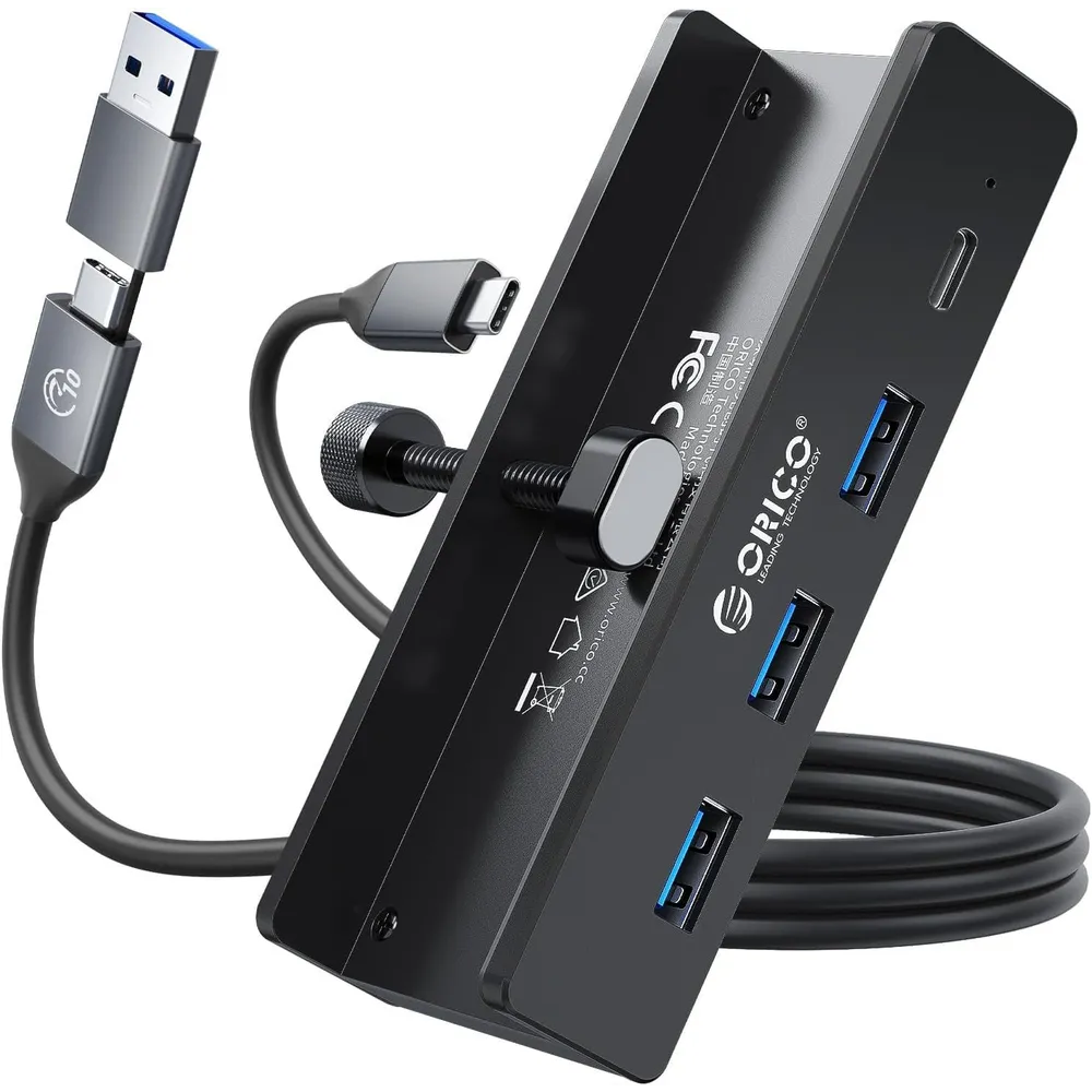 USB-концентратор Orico MH4PC-10-BK-BP Black - ORICO-MH4PC-10-BK-BP