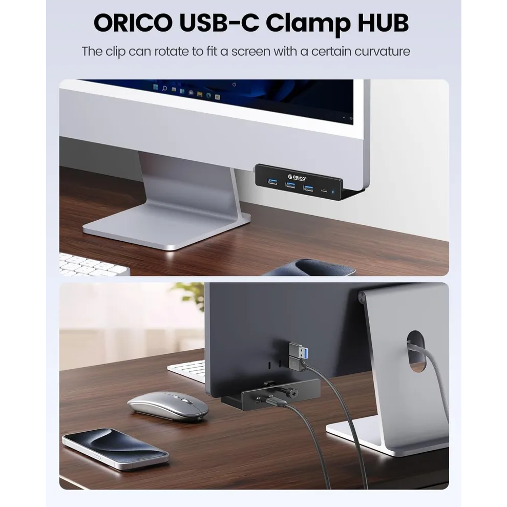 USB-концентратор Orico MH4PC-10-BK-BP Black - ORICO-MH4PC-10-BK-BP - фото 4
