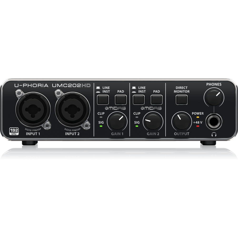 Звуковая карта Behringer UMC202HD USB - фото 4