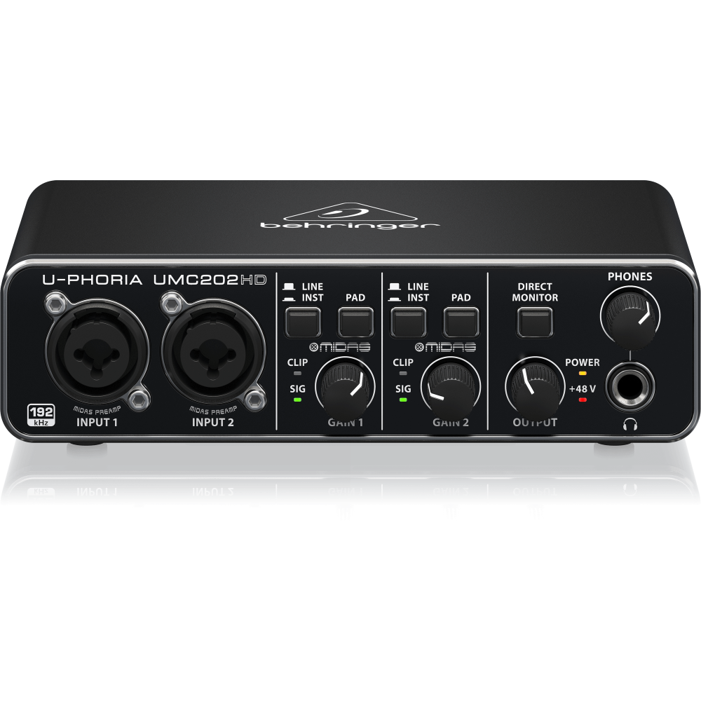 Звуковая карта Behringer UMC202HD USB - фото 3