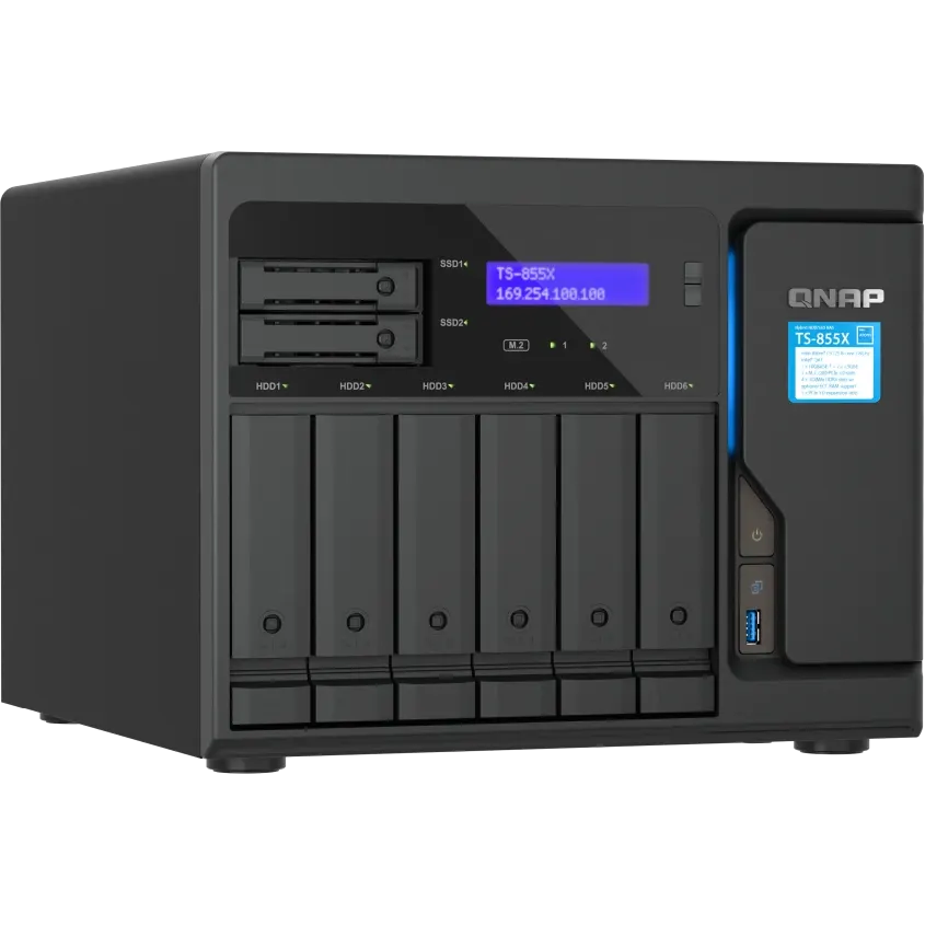 Сетевое хранилище (NAS) QNAP TS-855X-8G