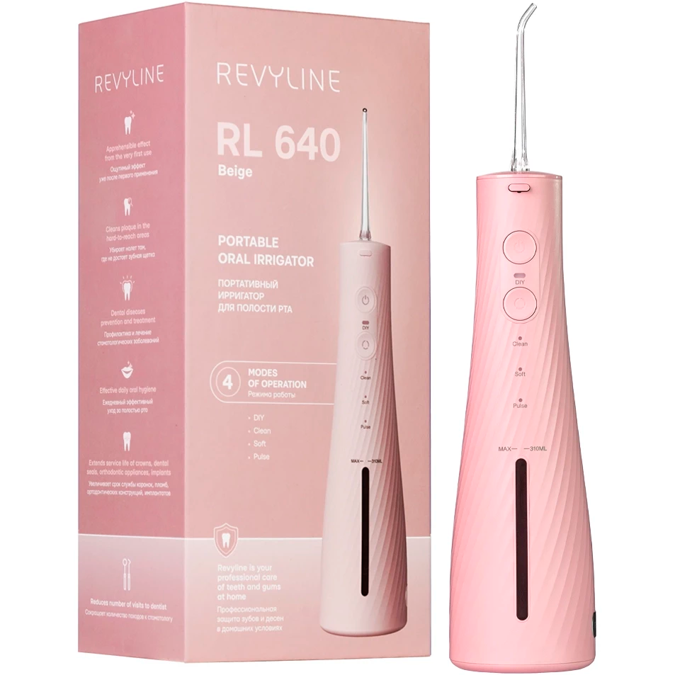 Ирригатор Revyline RL 640 Beige - 8383 - фото 13