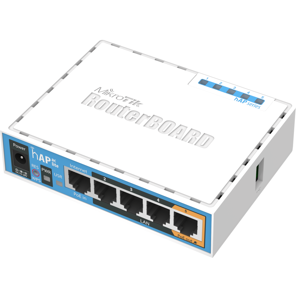 Wi-Fi маршрутизатор (роутер) MikroTik 952Ui-5ac2nD hAP ac lite