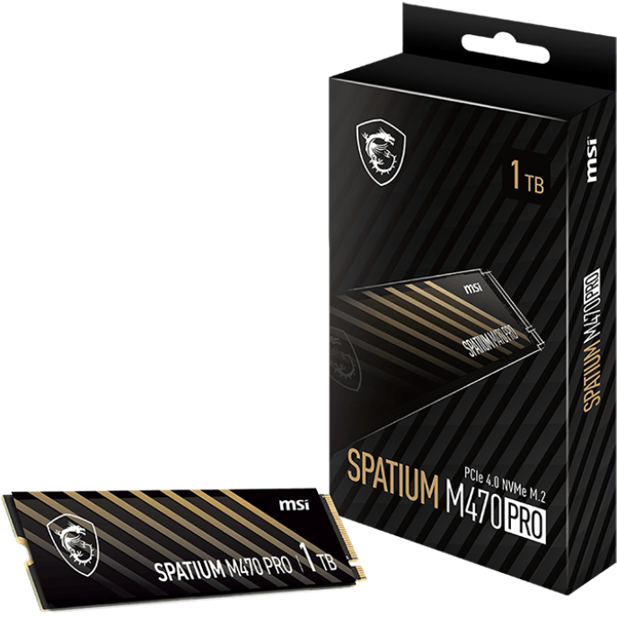 Накопитель SSD 1Tb MSI SPATIUM M470 PRO (S78-440L0J0-P83) - фото 5