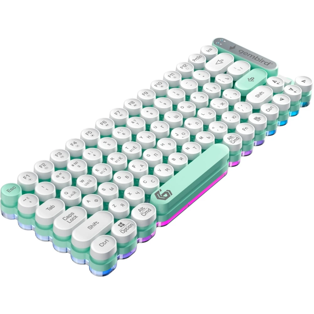 Клавиатура Gembird KBW-9 White - фото 2