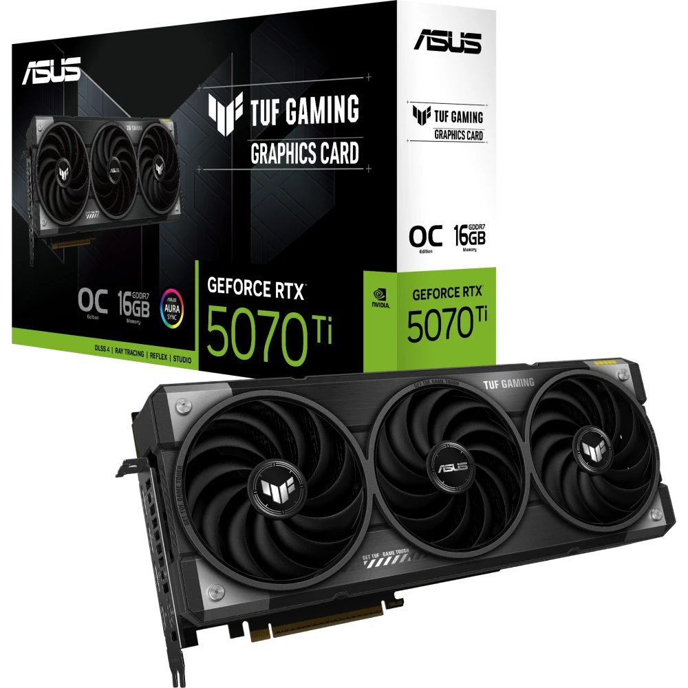 Видеокарта NVIDIA GeForce RTX 5070 Ti ASUS TUF Gaming OC 16Gb (TUF-RTX5070TI-O16G-GAMING) - фото 11