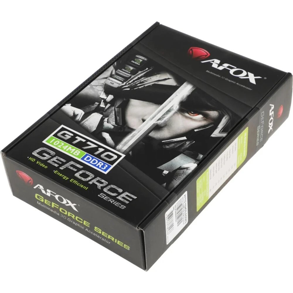 Видеокарта NVIDIA GeForce GT 710 AFOX 1Gb (AF710-1024D3L5) - фото 5