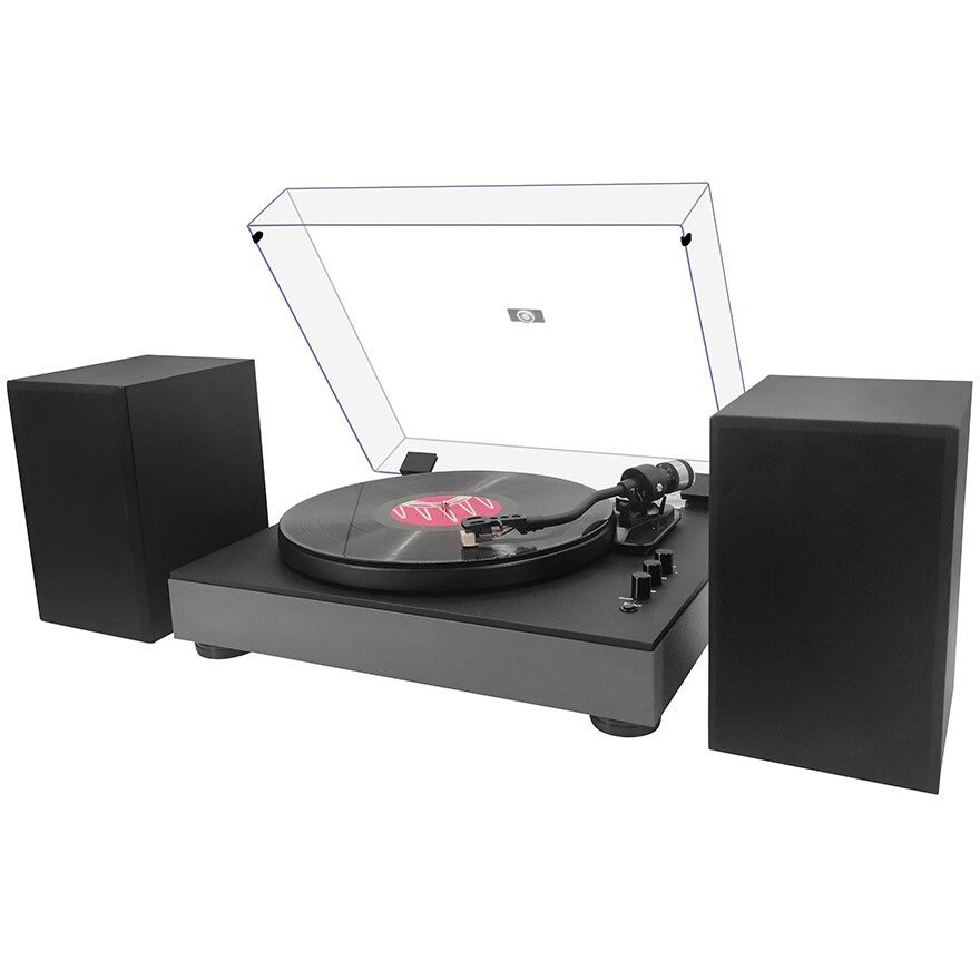 Виниловый проигрыватель Music Public Kingdom TT55ATS Black - фото 3