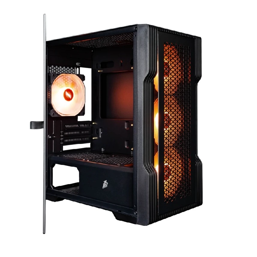 Корпус 1STPLAYER TRILOBITE T3 ARGB Black (T3-BK-4F7) - фото 4