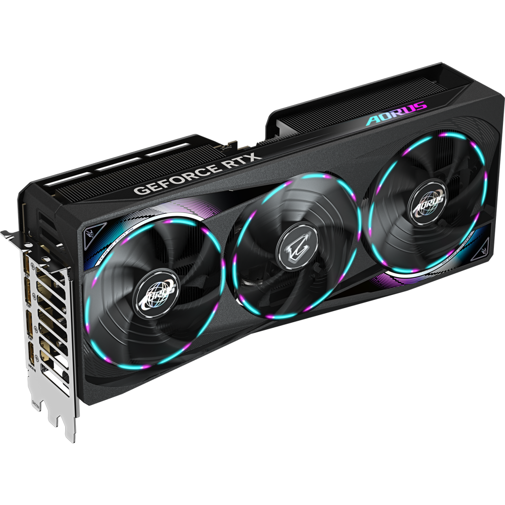 Видеокарта NVIDIA GeForce RTX 5070 Gigabyte AORUS MASTER OC 12Gb (GV-N5070AORUS M-12GD) - фото 4