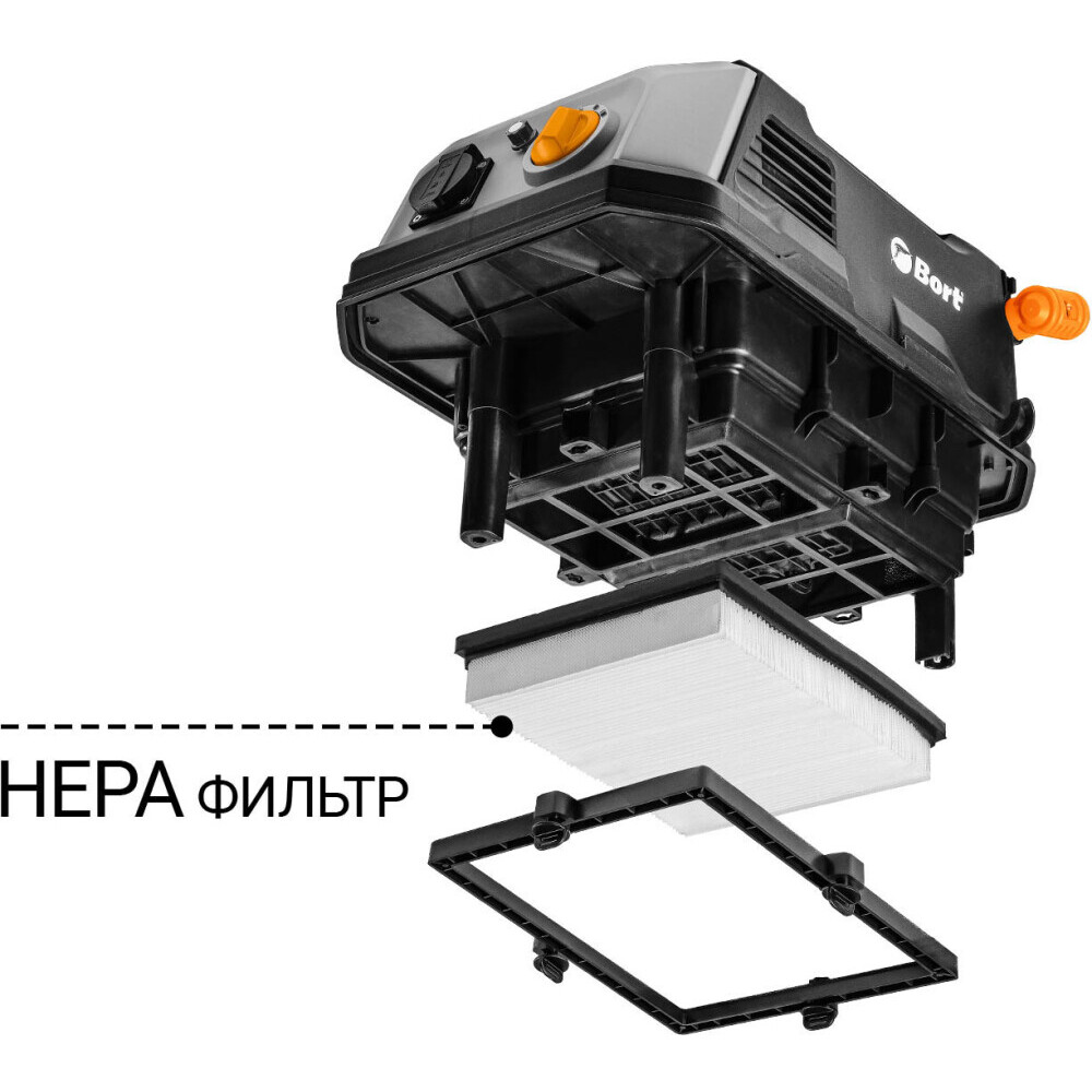 Профессиональный пылесос Bort BAX-700 - 93418118 - фото 4