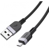 Кабель USB A (M) - microUSB B (M), 3м, HOCO X109 Black (HC-36353) (6942007636353)