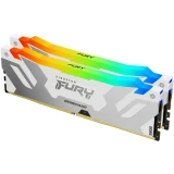 Оперативная память 64Gb DDR5 6400MHz Kingston Fury Renegade White RGB (KF564C32RWAK2-64) (2x32Gb KIT)