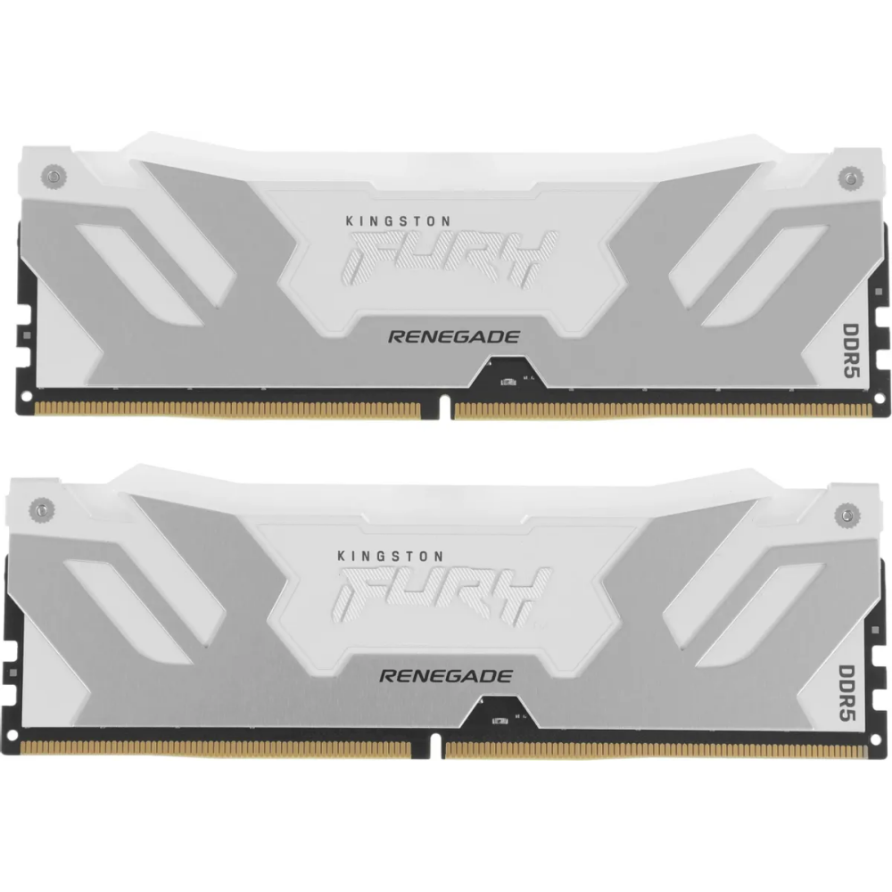 Оперативная память 64Gb DDR5 6400MHz Kingston Fury Renegade White RGB (KF564C32RWAK2-64) (2x32Gb KIT) - фото 3