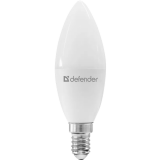 Светодиодная лампочка Defender C37-12W-840-E14 (12 Вт, E14) (95127)