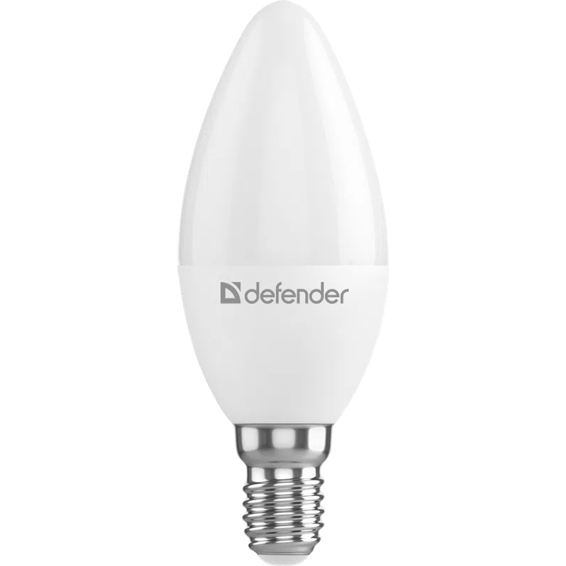 Светодиодная лампочка Defender C37-8W-830-E14 (8 Вт, E14)