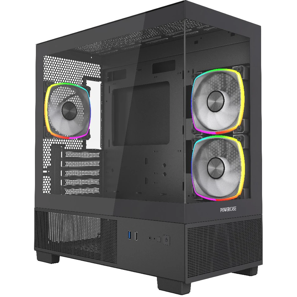 Корпус Powercase Vision Micro M3B Black - CVMMB-A3