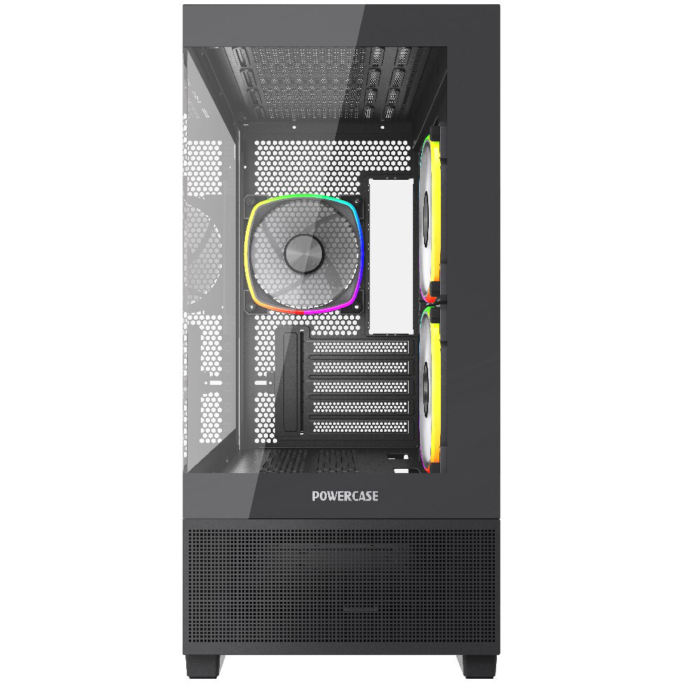 Корпус Powercase Vision Micro M3B Black - CVMMB-A3 - фото 2