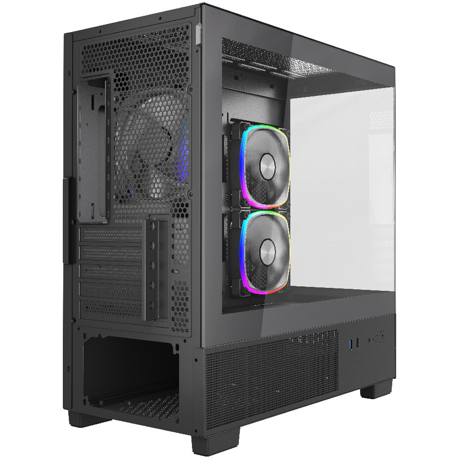 Корпус Powercase Vision Micro M3B Black - CVMMB-A3 - фото 7