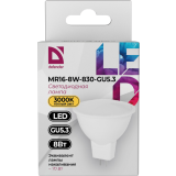 Светодиодная лампочка Defender MR16-8W-840-GU5.3 (8 Вт, GU5.3) (95303)