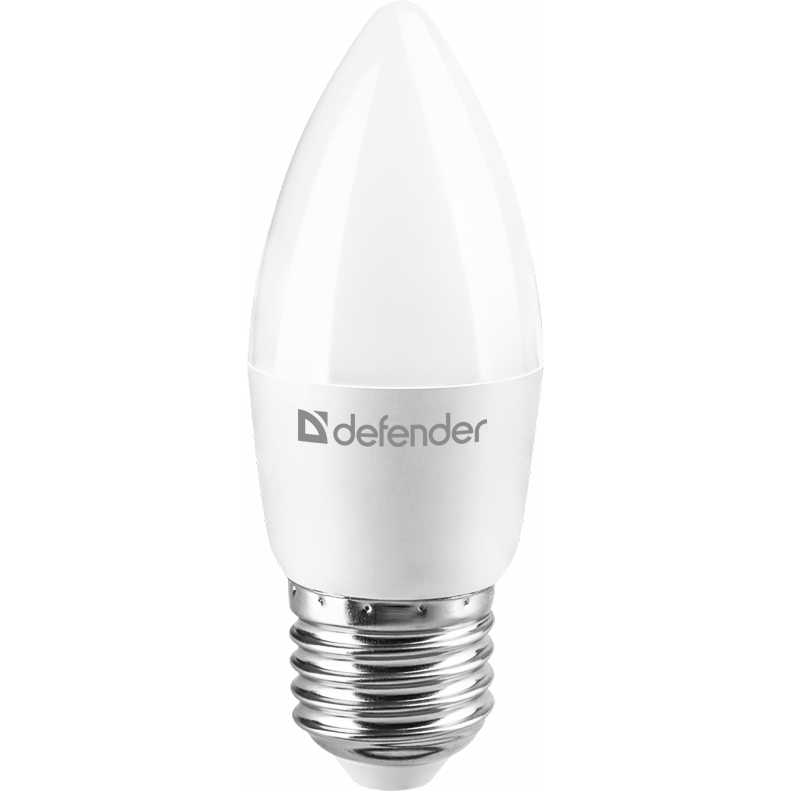 Светодиодная лампочка Defender C37-8W-865-E27 (8 Вт, E27) - 95111