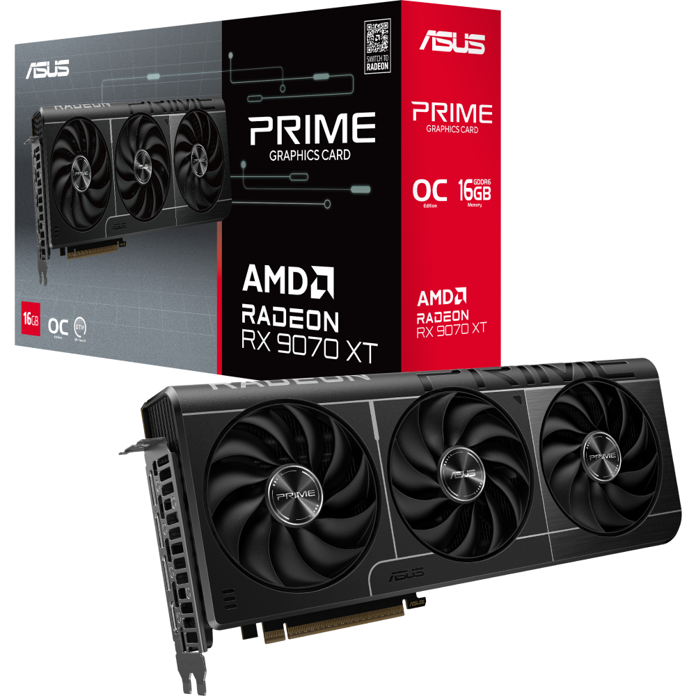 Видеокарта AMD Radeon RX 9070 XT ASUS OC 16Gb (PRIME-RX9070XT-O16G) - фото 11