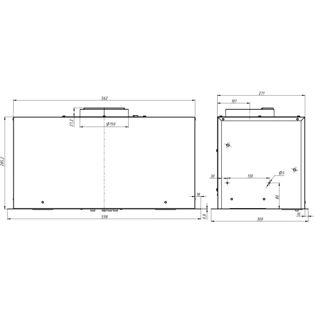 Вытяжка Elikor Cube 60П-1000 White - 237810 - фото 9