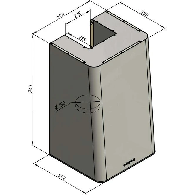 Вытяжка Elikor MIX 50Н-650-Э3Д Stainless Steel/Silver - 951324 - фото 2