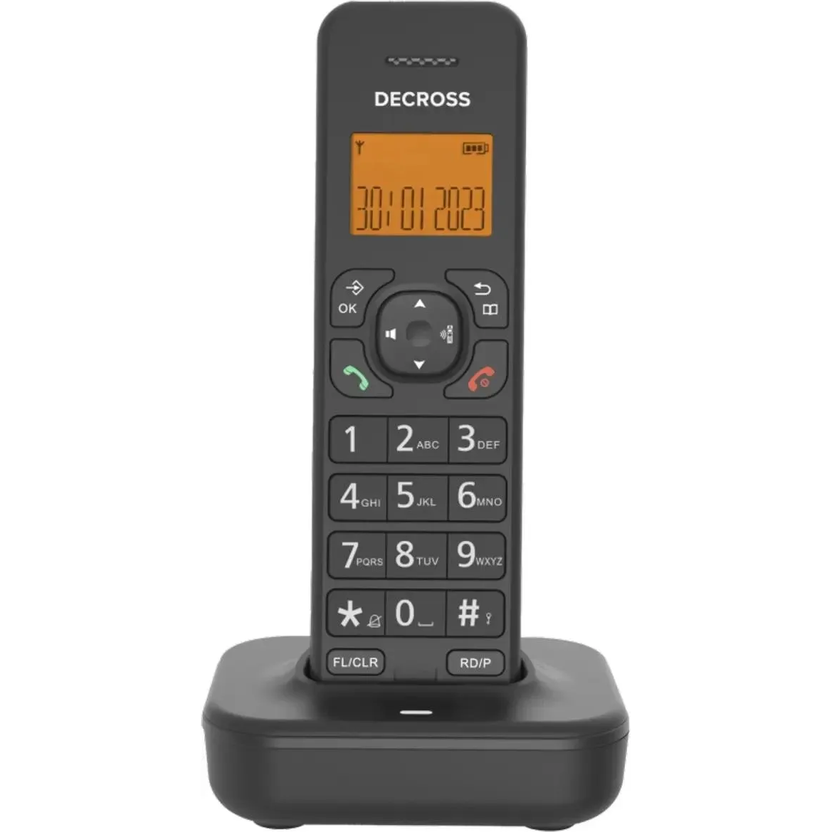 Радиотелефон Decross DC1102B Black - DC1102B00000000 - фото 2