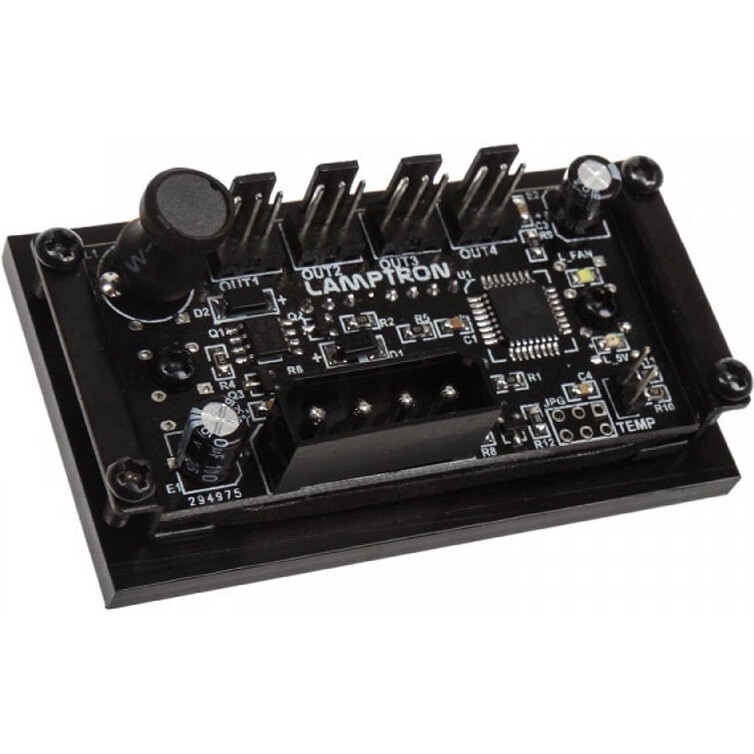 Контроллер вентиляторов Lamptron CCM30 Black - LAMP-CCM30LB - фото 4