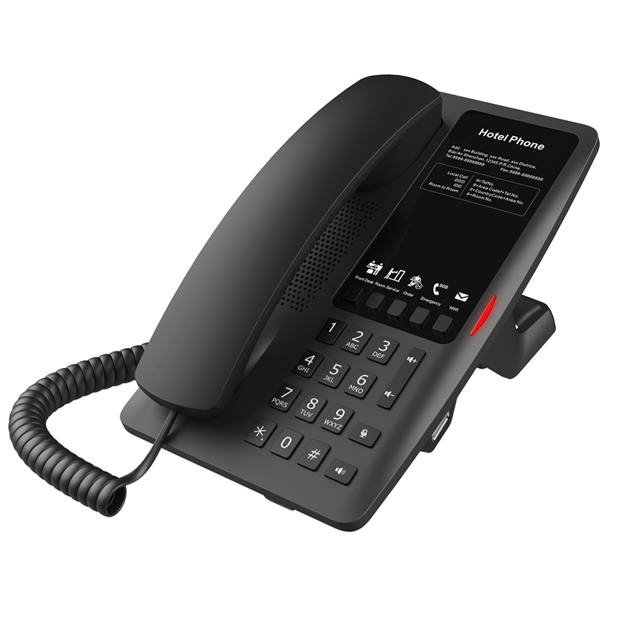 VoIP-телефон Fanvil (Linkvil) H4 Hotel IP Phone Black - FH4PPSUB - фото 3