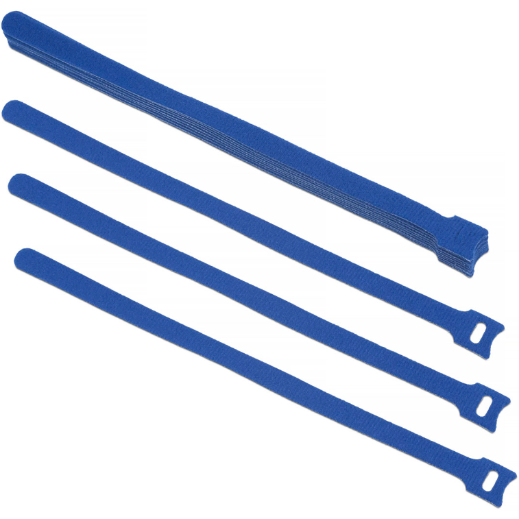 Кабельная стяжка Cabeus CLAMP-310-BL, 10 шт.